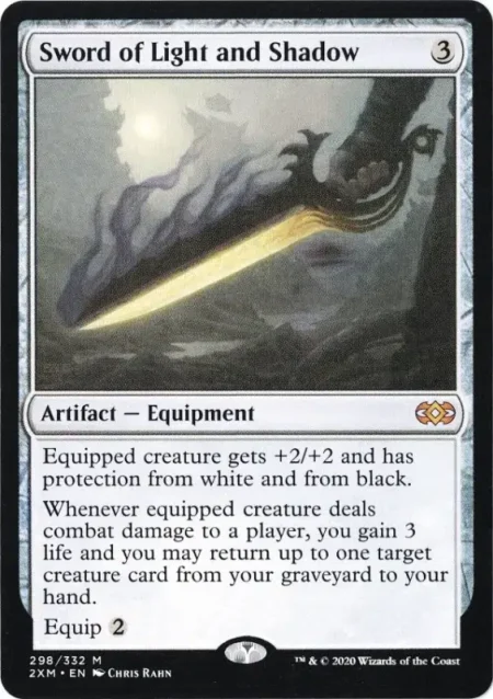 Sword of Light and Shadow from Double Masters Magic the Gathering Proxy