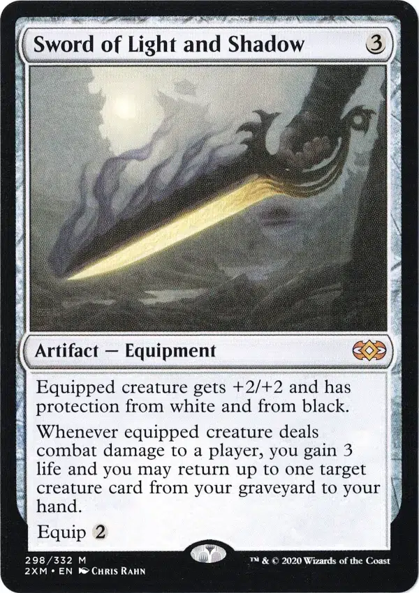 Sword of Light and Shadow from Double Masters Magic the Gathering Proxy