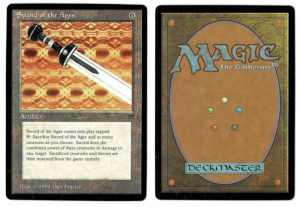Sword of the Ages from Legends Magic the Gathering Proxy