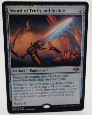 FOIL Sword of Truth and Justice from Modern Horizons Proxy