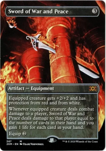Sword Of War And Peace Bord 1 Magic the Gathering Proxy