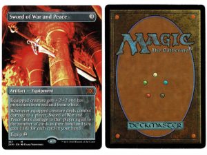 Sword Set (Borderless) from Double Masters Magic the Gathering MTG Proxy