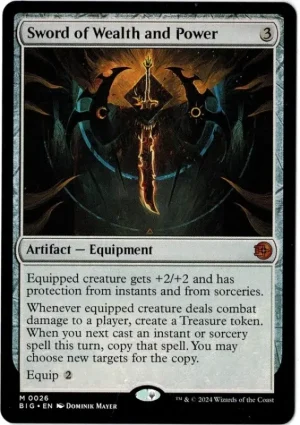 Sword Of Wealth And Power Magic the Gathering Proxy