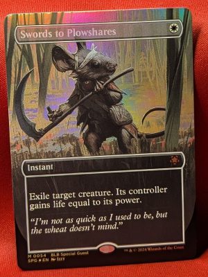 FOIL Swords to Plowshares from Special Guests Magic the Gathering Proxy