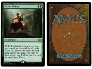 Sylvan Library from Commander Collection: Green Proxy