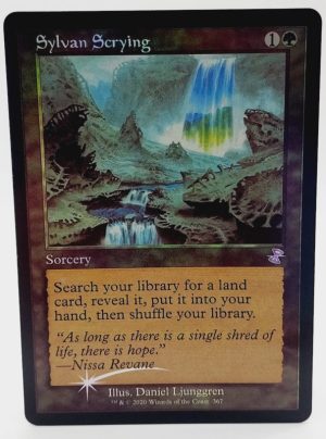 FOIL Sylvan Scrying from Time Spiral: Remastered Proxy