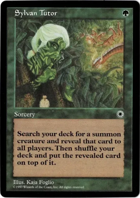Sylvan Tutor 1 Magic the Gathering Proxy
