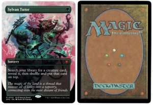 Sylvan Tutor (Borderless) from Special Guests Magic the Gathering Proxy