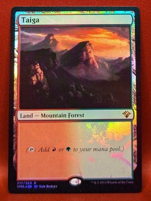 FOIL Taiga from Vintage Masters Magic the Gathering Proxy