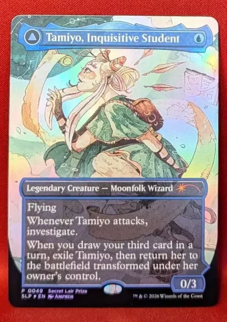 FOIL Tamiyo, Inquisitive Student from Secret Lair Showdown Magic the Gathering Proxy