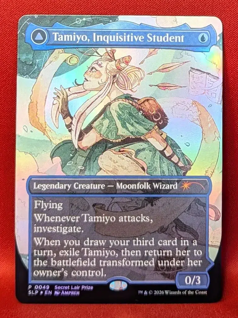 FOIL Tamiyo, Inquisitive Student from Secret Lair Showdown Magic the Gathering Proxy