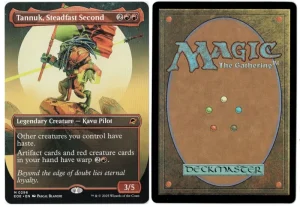 Tannuk, Steadfast Second (Borderless) from Edge of Eternities Magic the Gathering Proxy