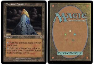 Tarnished Citadel from Odyssey Magic the Gathering Proxy