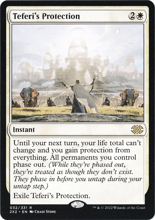 Teferi's Protection from Double Masters 2022 Magic the Gathering Proxy