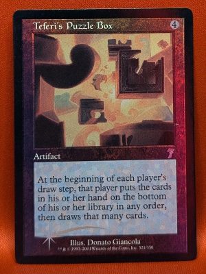 FOIL Teferi's Puzzle Box from 7th Edition Magic the Gathering Proxy