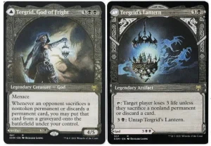 Tergrid, God of Fright (Showcase) from Kaldheim Magic the Gathering Proxy
