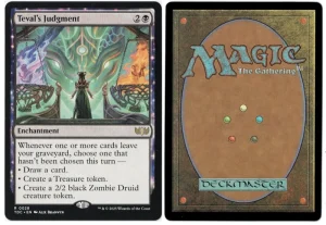 Teval's Judgment from Commander: Tarkir: Dragonstorm Magic the Gathering Proxy