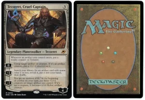 Tezzeret, Cruel Captain from Edge of Eternities Magic the Gathering Proxy