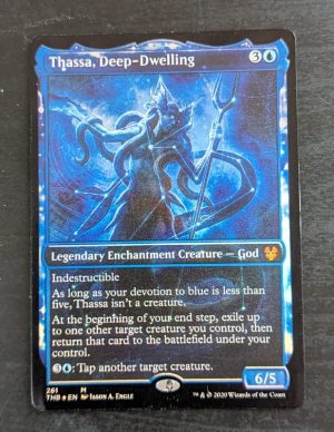 FOIL Thassa, Deep-Dwelling (Showcase) from Theros Beyond Death Proxy