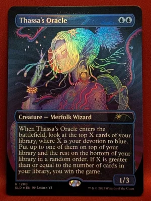 FOIL Thassa's Oracle from Secret Lair Drop Series Magic the Gathering Proxy