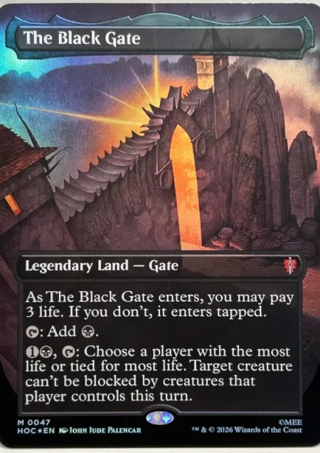 The black gate bord foil – mtg proxy