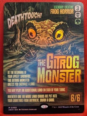 FOIL The Gitrog Monster (Showcase) from Innistrad Remastered Magic the Gathering Proxy