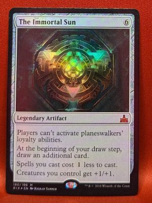FOIL The Immortal Sun from Rivals of Ixalan Magic the Gathering Proxy