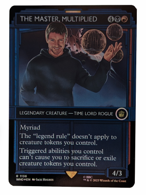 SURGE FOIL The Master, Multiplied (Showcase) from Universes Beyond: Doctor Who Proxy