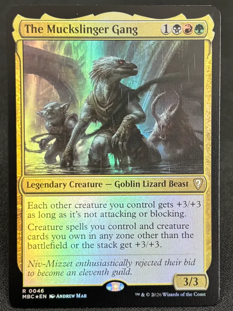 The Muckslinger Gang from Mystery Booster Commander Edition Magic the Gathering Proxy