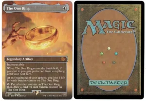 The One Ring (Borderless) (LTR Bundle) from Unique and Miscellaneous Promos Magic the Gathering Proxy