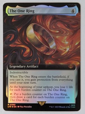 FOIL The One Ring (Extended Art) from Universes Beyond: The Lord of the Rings: Tales of Middle-earth Proxy