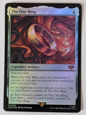 FOIL The One Ring from Universes Beyond: The Lord of the Rings: Tales of Middle-earth Proxy