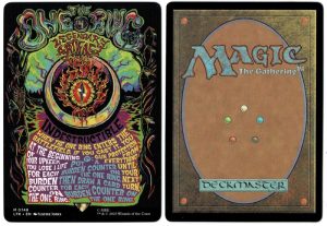 The One Ring (Borderless Poster) from Universes Beyond: The Lord of the Rings: Tales of Middle-earth Magic the Gathering Proxy