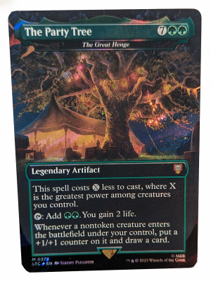 SURGE FOIL The Party Tree - The Great Henge from Universes Beyond: The Lord of the Rings: Tales of Middle-earth Proxy