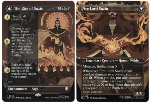 The Rise of Sozin (Borderless) from Avatar: The Last Airbender Magic the Gathering Proxy