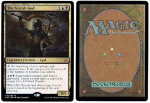 The Scarab God from Hour of Devastation Magic the Gathering Proxy