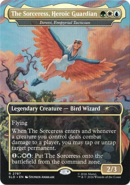 The sorceress heroic guardian – magic the gathering proxy