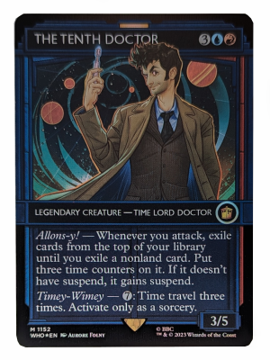 SURGE FOIL The Tenth Doctor (Showcase) - Universes Beyond: Doctor Who Proxy