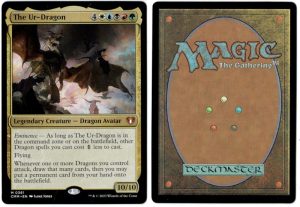 The Ur-Dragon from Commander Masters Magic the Gathering Proxy