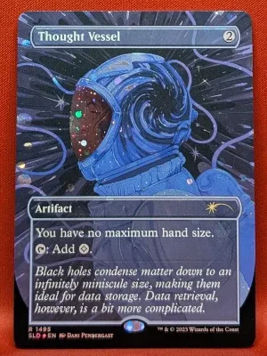 GALAXY FOIL Thought Vessel (1495) from Secret Lair Drop Series Magic the Gathering Proxy