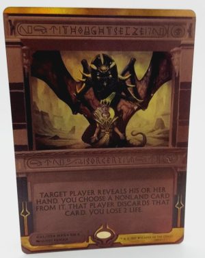 FOIL Thoughtseize from Amonkhet Invocations Proxy