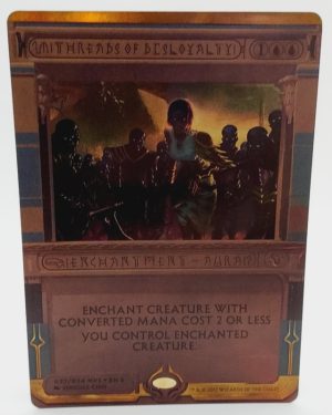 FOIL Threads of Disloyalty from Amonkhet Invocations Proxy