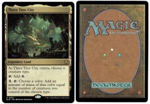 Three Tree City from Bloomburrow Magic the Gathering Proxy