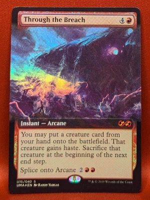 FOIL Through the Breach from Ultimate Masters Box Topper Magic the Gathering Proxy