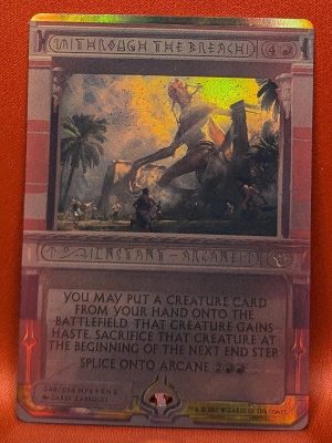 FOIL Through the Breach from Amonkhet Invocations Magic the Gathering Proxy