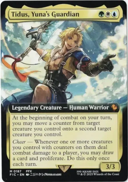Tidus Yunas Guardian Ext Art Magic the Gathering Proxy