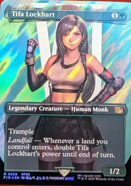 tifa-lockhart-borderless-surge-foil Magic the Gathering Proxy