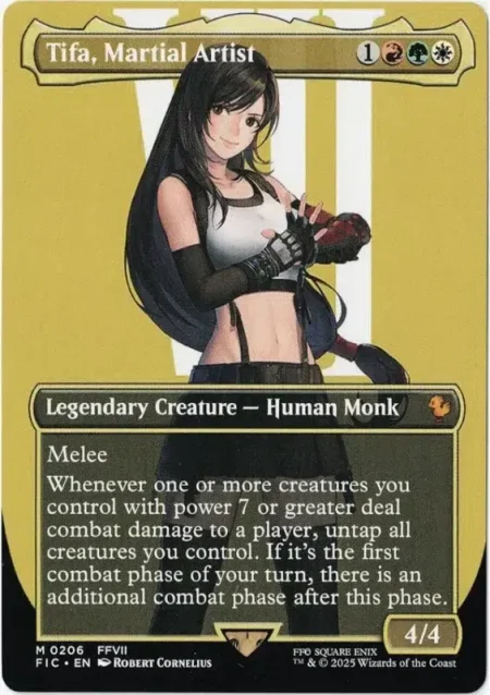Tifa Martial Artist Bord Magic the Gathering Proxy