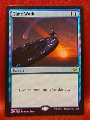 FOIL Time Walk from Vintage Masters Magic the Gathering Proxy