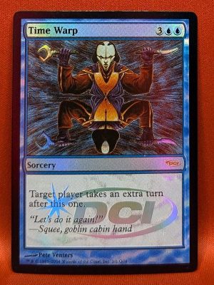 FOIL Time Warp from Judge Promo Magic the Gathering Proxy